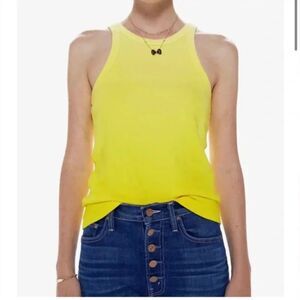 MOTHER Blazing Yellow Ombre  -The Chin Ups Tank